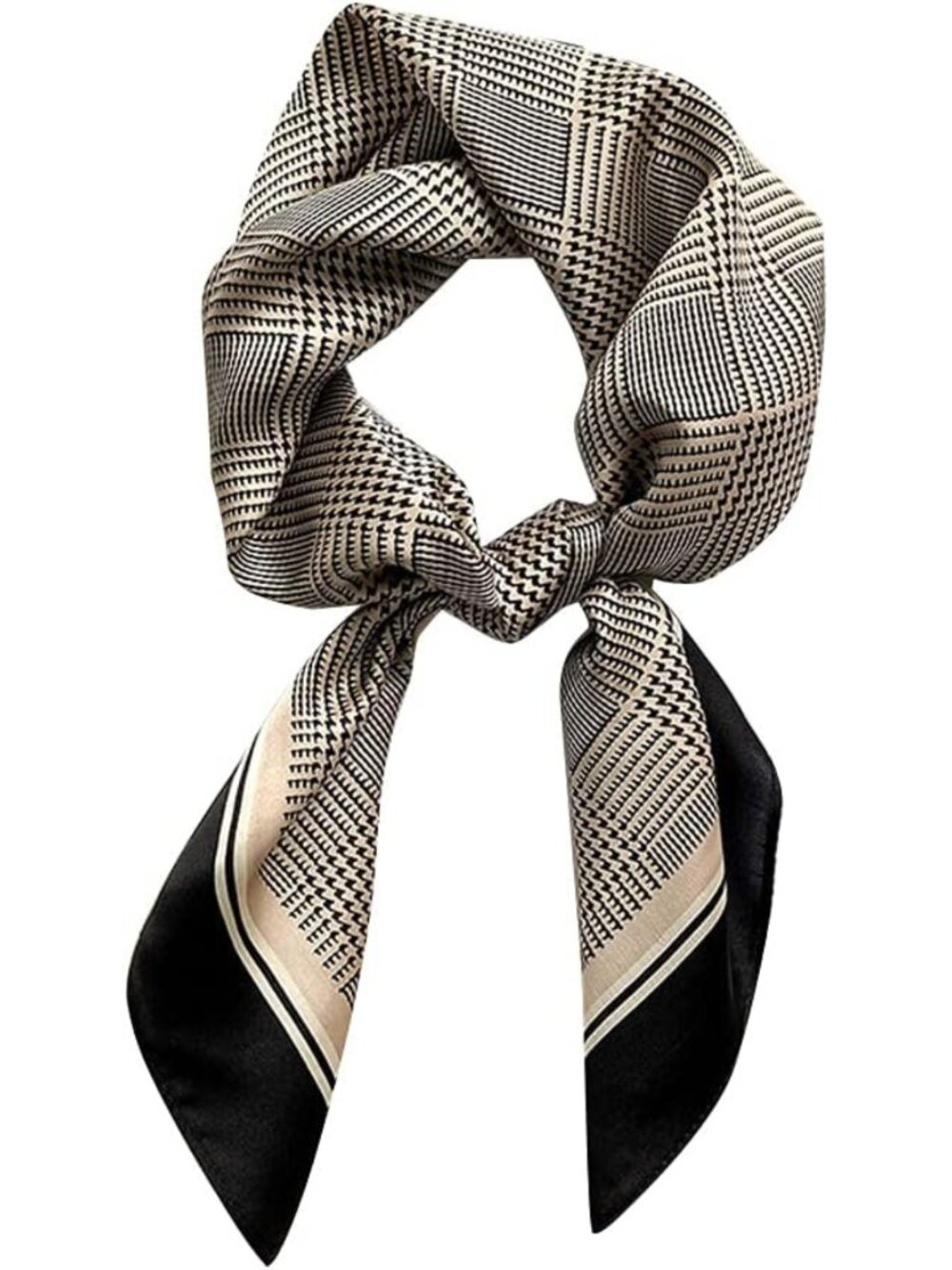 Luxury 100% Pure Mulberry Silk Square Scarf 26"x26" - Elegant Head & Neck Wrap